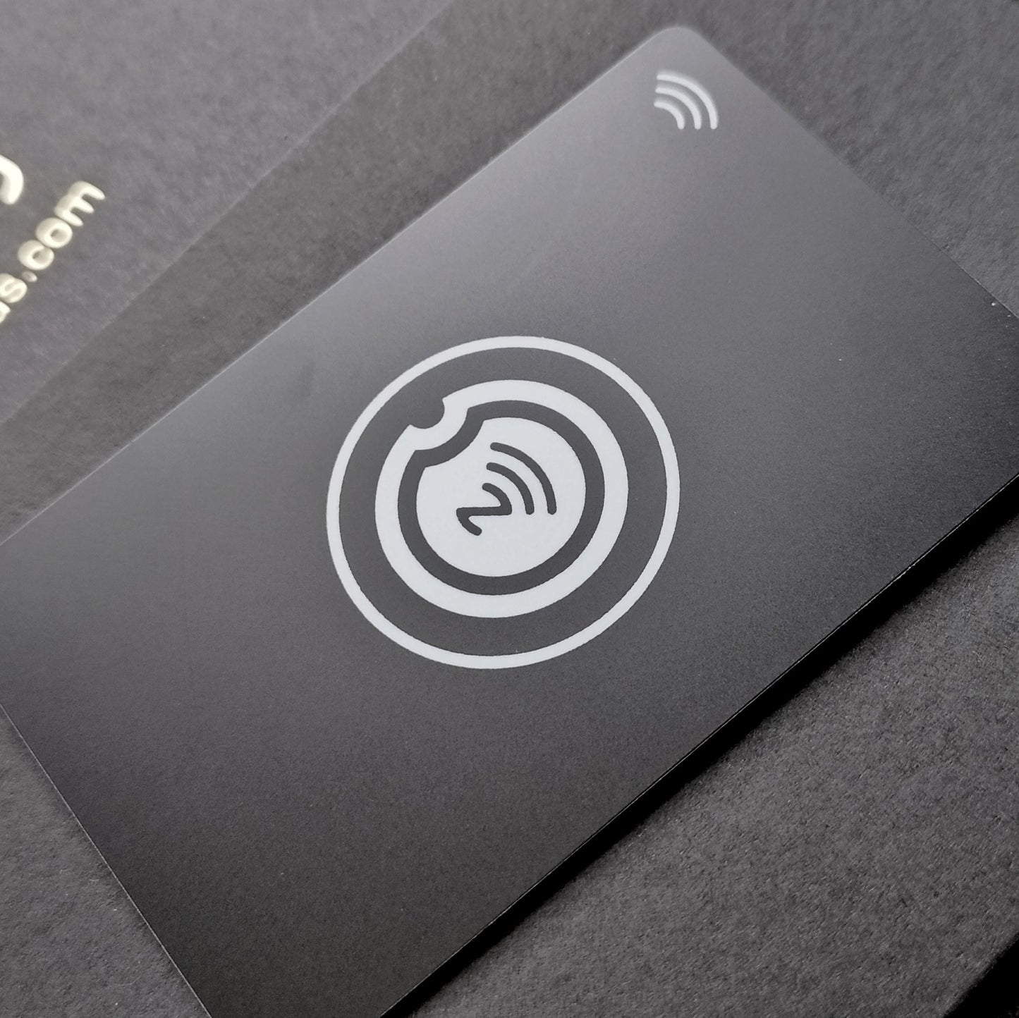 Black Metal NFC Business Cards - DELUXE