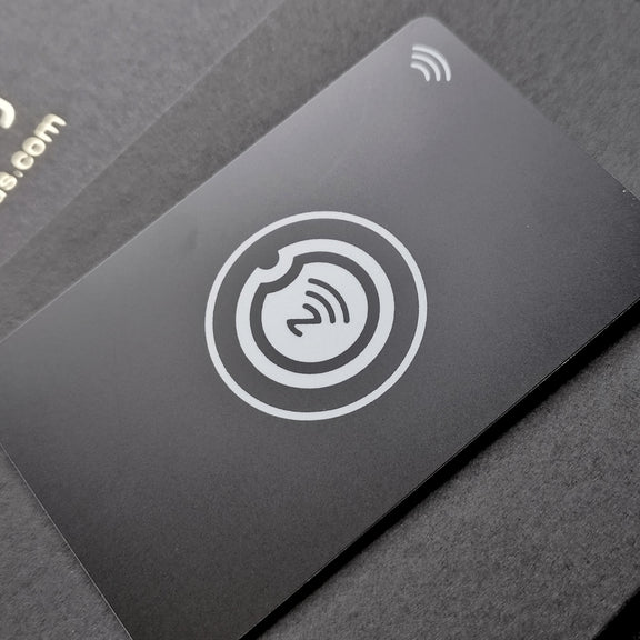 NFC Business Cards - Black Metal - DELUXE – BLK CARDS