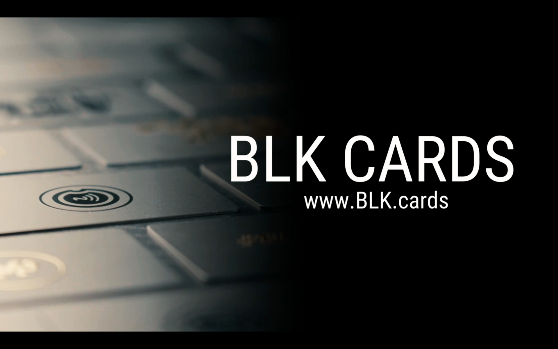 Load video: BLK cards Promo video
