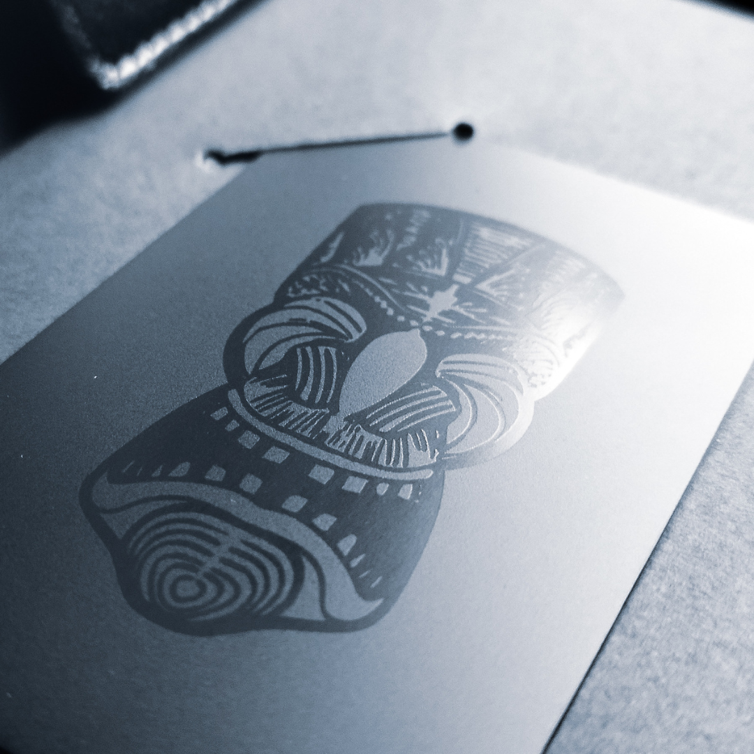 Black Metal NFC Business Card (customized with your name OR logo)